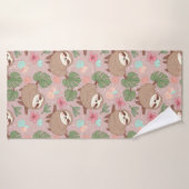 Sloth Tropical Dream Badhanddoek (Badhanddoek)