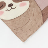 Sloth Tropical Dream Fleece Deken (Hoek)