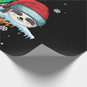 Sloth Turtle Snail Cute Animal Lover Christmas Cadeaupapier (Hoek)