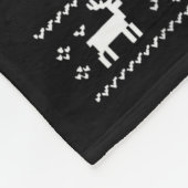 Sloth Ugly Christmas Fleece Deken (Hoek)