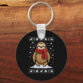 Sloth Ugly Christmas Sleutelhanger (Voorkant)