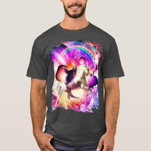 Sloth Unicorn Milkshake Rainbow T-shirt
