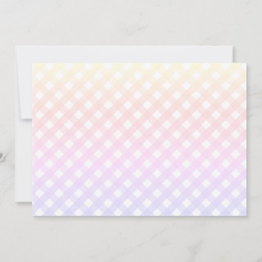 Sloth unicorn-poolfeestje kaart (Achterkant)