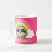Sloth Unicorn Slothicorn Mok (Voorkant links)