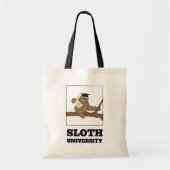 Sloth University Tote Bag (Voorkant)
