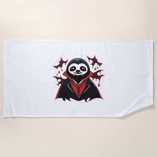 Sloth vampire Classic T-Shirt_1 Strandlaken (Voorkant)
