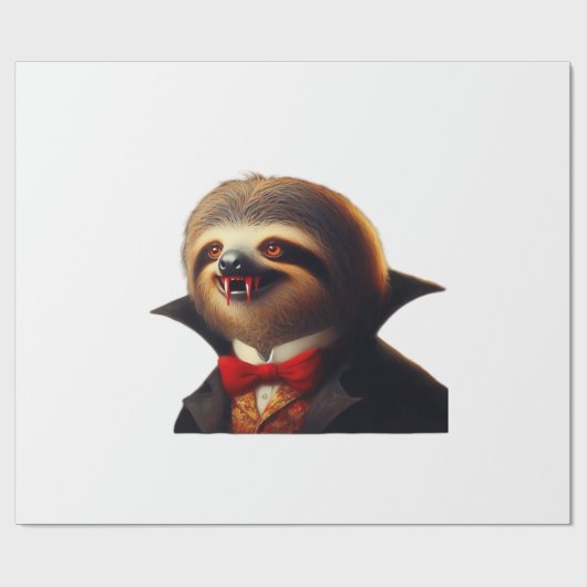 Sloth Vampire Classic T-Shirt Cadeaupapier (Vlak)