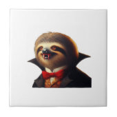 Sloth Vampire Classic T-Shirt Tegeltje (Voorkant)