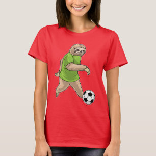 Sloth Voetballer Voetbal T-shirt