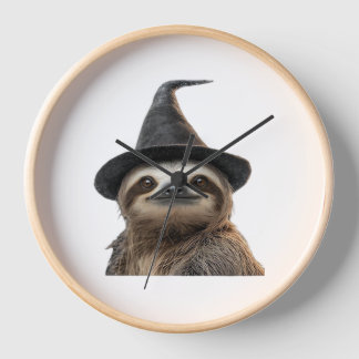Sloth Wearing Halloween Witch Hat Classic T-Shirt