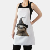 Sloth Wearing Halloween Witch Hat Classic T-Shirt Schort (Insitu)