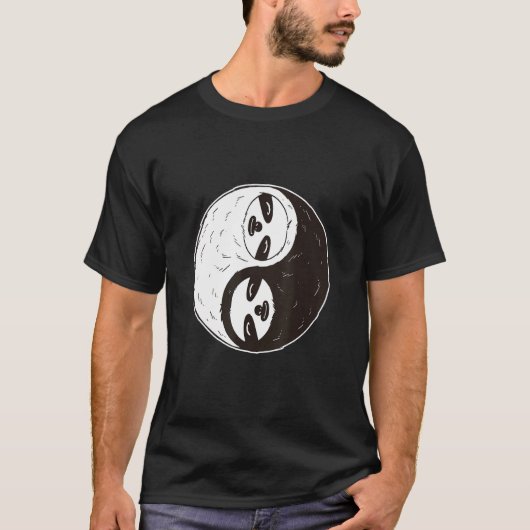 Sloth Yin Yang T-shirt (Voorkant)