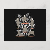 Sloth Yoga Funny Sloth Briefkaart (Voorkant)
