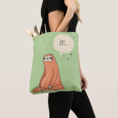 Sloth Yoga Funny Sloth Lover Tote Bag (Dichtbij)