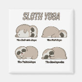 Sloth Yoga Magneet (Voorkant)