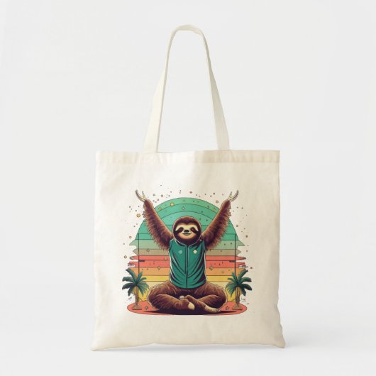 Sloth Yoga Tote Bag (Voorkant)