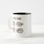 Sloth Yoga Tweekleurige Koffiemok (Voorkant links)