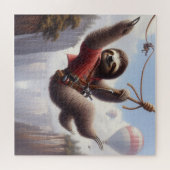 Sloth Ziplining Legpuzzel (Horizontaal)