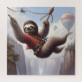 Sloth Ziplining Legpuzzel (Verticaal)
