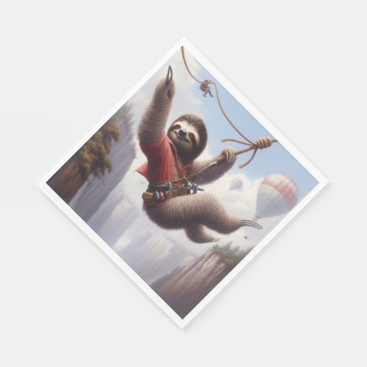 Sloth Ziplining Servet (Hoek)