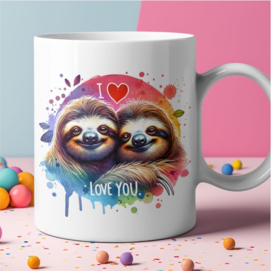 Slothful Affection Ik hou van je Koffiemok