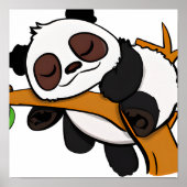 Slothful Panda Poster (Voorkant)