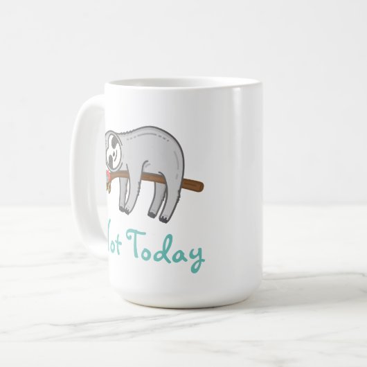 Slothin' rond koffiemok (Voorkant links)