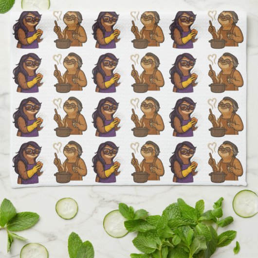 SlothMint - Binnenlands duo Theedoek (Gevouwen)