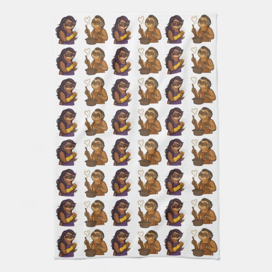 SlothMint - Binnenlands duo Theedoek (Verticaal)