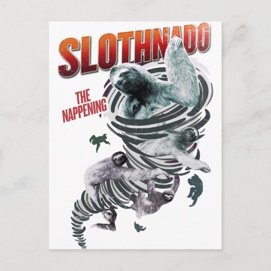 Slothnado: De neapper Briefkaart (Voorkant)