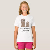 Sloths Shirt van Gift Girl (Voorkant volledig)