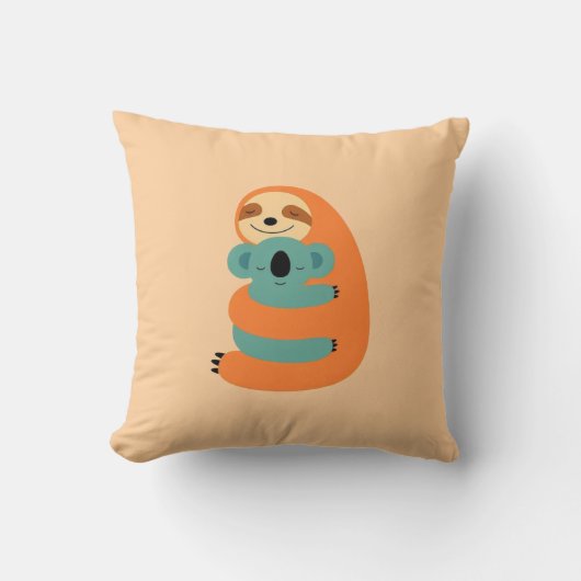 Sloth's Snuggle Kussen (Voorkant)