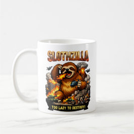 Slothzilla Too Lazy to Destroy,Funny Kaiju Monster Koffiemok