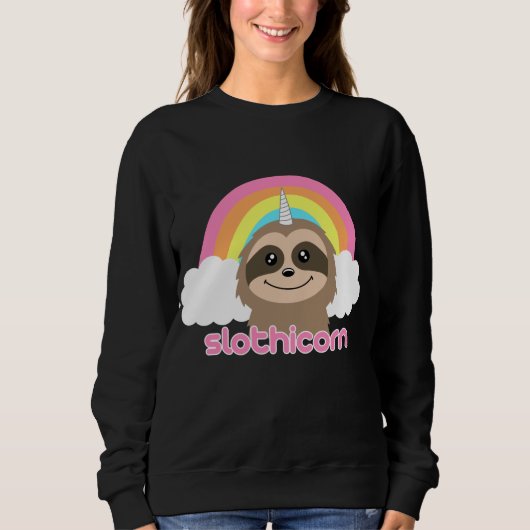 Slotopicorn Cute Rainbow Jumper Sweater (Voorkant)