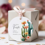Slotpartij Fiesta Cactus Bachelorette Bedankjes Labels<br><div class="desc">Final Fiesta Cactus Bachelorette Party Favor Tags</div>