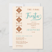 Slotpartij Fiesta Terracotta Desert Bachelorette Kaart (Voorkant)