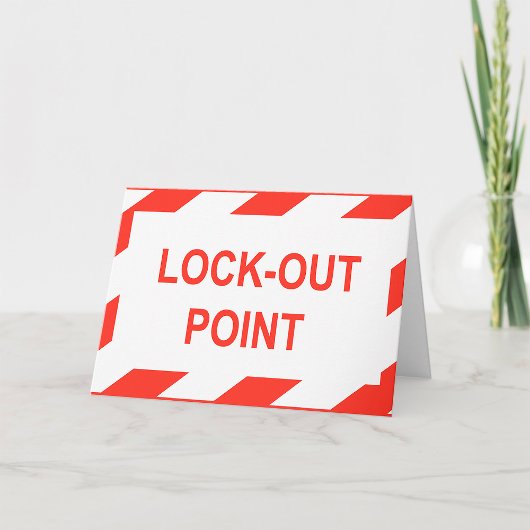 Slotpunt Veiligheidsbord Kaart