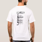 slotronde t-shirt (Achterkant)