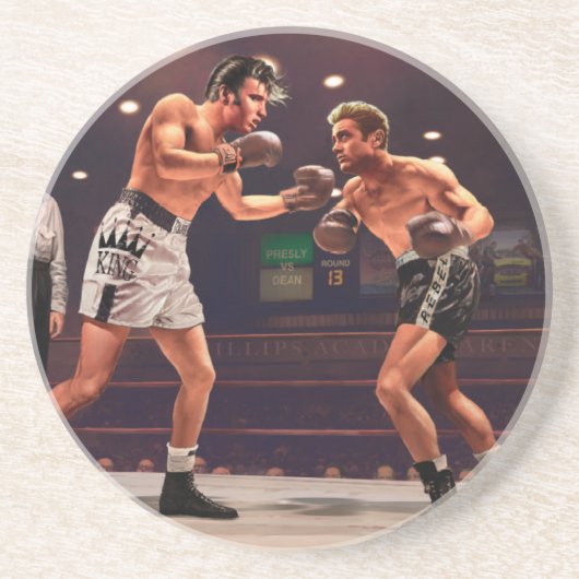 Slotronde Zandsteen Onderzetter (Voorkant)