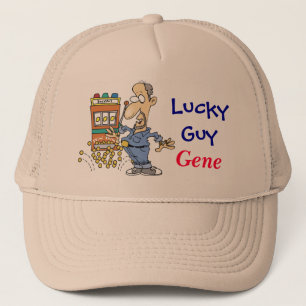 Slots, Lucky, Guy - Personaliseer je met naam Trucker Pet