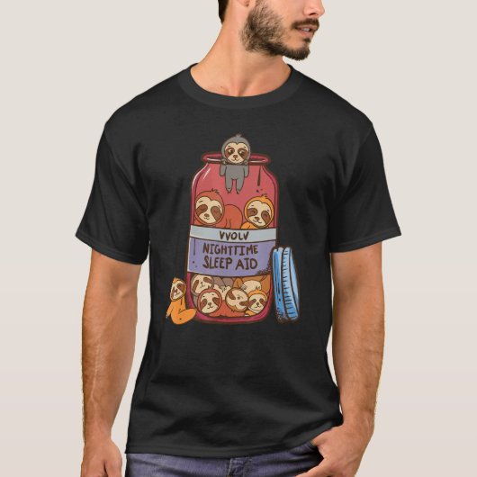 Slots Nighttime Slaap-steunsleuf T-shirt (Voorkant)