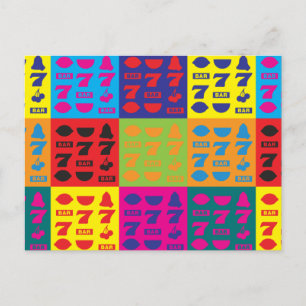 Slots Pop Art Briefkaart