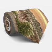 Slough and Mountains at Sunrise Stropdas (Opgerold)