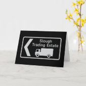 Slough Trading Estate Sign Kaart (Gele Bloem)