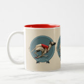 Sloughi Coursing Tweekleurige Koffiemok (Links)