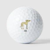 Sloughi Dog Monogram Golfballen (Voorkant)