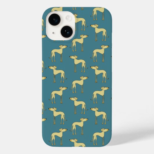 Sloughi Dog Pattern Case-Mate iPhone Case (Achterkant)