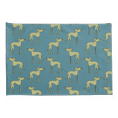 Sloughi Dog Pattern Kussensloop (Achterkant-Rechts)