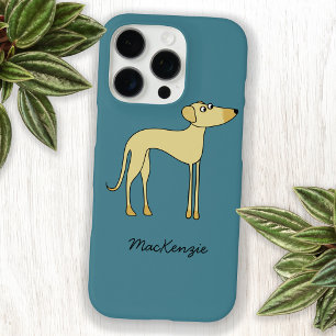 Sloughi Dog Persoonlijke naam iPhone 16 Hoesje