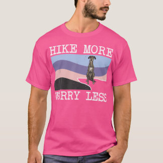 Sloughi Hike More Worry Miness Graphic Hiking T-shirt